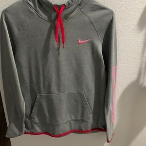 Gray Nike hoodie